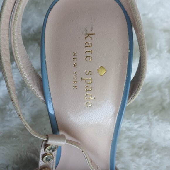 VINTAGE KATE SPADE LYDIA IN PERIWINKLE BLUE HEEL 8 - Picture 2 of 5